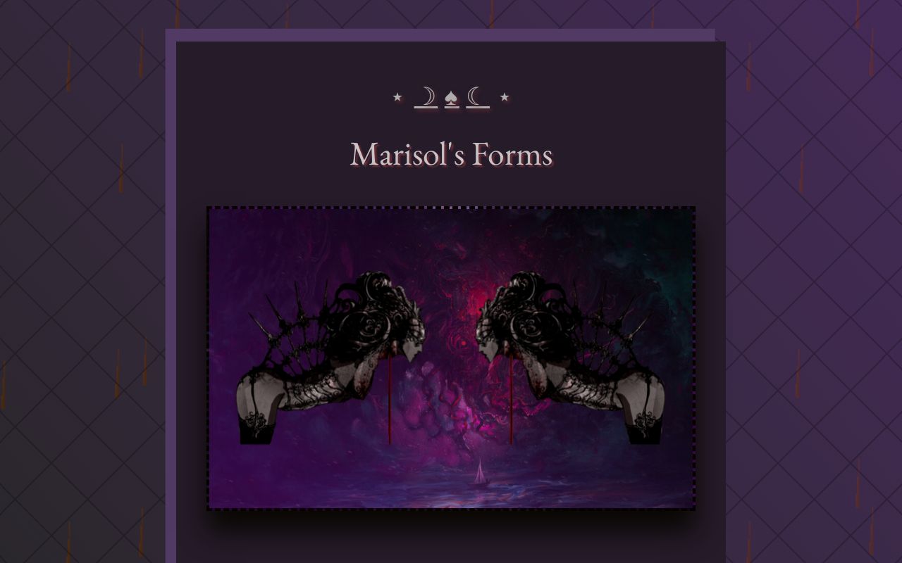 Carrd profile picture for @forms